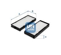 UFI 53.333.00 Pollen filter
