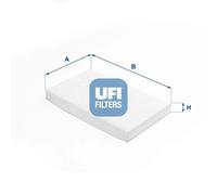 Cabin filter Particulate Filter 53.388.00 UFI for NISSAN LEAF CUBE JUKE