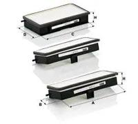 Cabin filter Particulate Filter CU 19 000-3 MANN-FILTER for PEUGEOT FIAT CITROËN