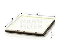 Cabin filter Particulate Filter CU 24 005 MANN-FILTER for LDV MAXUS Bus