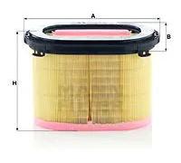 Cabin filter Particulate Filter CU 26 270 MANN-FILTER