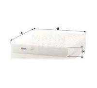 Cabin filter Particulate Filter CU 2648 MANN-FILTER