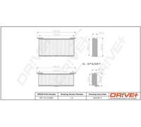 Cabin filter Particulate Filter DP1110.12.0382 Drve+ for PEUGEOT FIAT CITROËN