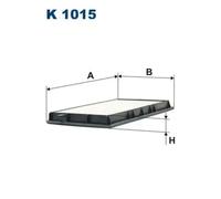 Cabin filter Particulate Filter K 1015 FILTRON for BMW ALPINA
