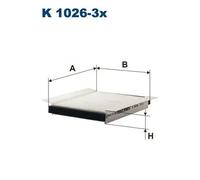 FILTRON K 1026-3x Pollen filter
