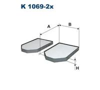 FILTRON K 1069-2x Pollen filter