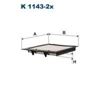 FILTRON K 1143-2x Pollen filter