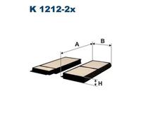 FILTRON K 1212-2x Pollen filter