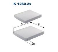 4x ✅Fits FILTRON K 1260-2X CABIN FILTER ⭐UK Seller⭐