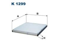 Cabin filter Particulate Filter K 1299 FILTRON for SUZUKI