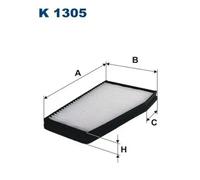 Cabin filter Particulate Filter K 1305 FILTRON for DAEWOO CHEVROLET