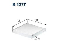 Cabin filter Particulate Filter K 1377 FILTRON for FORD TRANSIT Bus TRANSIT Van