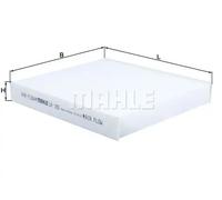 MAHLE LA100 FILTER CABIN AIR