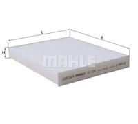 Cabin filter Particulate Filter LA 1226 KNECHT for KIA SOUL II
