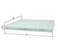 KNECHT LA 129 Filter, interior air for MERCEDES-BENZ