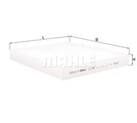 Mahle Original Cabin Air Filter LA1399 – Pollen & Particulate, Fits Kia Sorento, Toyota C‑HR