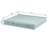 Pollen / Cabin Filter fits FORD FIESTA Mk5 1.25 02 to 08 Mahle 1204459 1585216