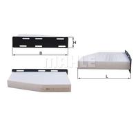 MAHLE ORIGINAL LA 181 Pollen filter