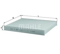 Mahle Original Cabin Air Filter LA 182 - Pollen/Interior Filter