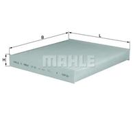 MAHLE LA 189 Interior Cabin Air Filter - Pollen Filter - Car