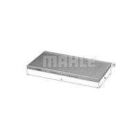 Cabin filter Particulate Filter LA 21 KNECHT for OPEL CORSA B COMBO Box Body/MPV