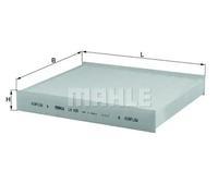 Pollen / Cabin Filter LA220 Mahle 1253200 1315686 3M5J18D543BA 1452344 76419220