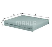 MAHLE LA 345 Interior Cabin Air Filter - Pollen Filter - Car