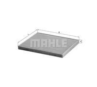 Mahle Original Cabin Filter LA 408 - Particulate/Pollen Cabin Air Filter for Suzuki Grand Vitara II