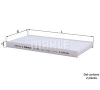 Cabin filter Particulate Filter LA 444/S KNECHT for KIA HYUNDAI