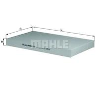 Cabin filter Particulate Filter LA 46 MAHLE for AUDI 100 C4 Saloon 100 C4 Avant