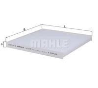 Cabin filter Particulate Filter LA 635 KNECHT for NISSAN MICRA IV NOTE