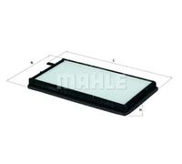 Mahle Pollen Air Filter for Cabin Filter LA80 Fits BMW 3 Series E36