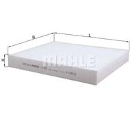 Cabin filter Particulate Filter LA 809 MAHLE for SEAT SKODA AUDI VW LAMBORGHINI