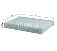 Cabin filter Particulate Filter LA 87 KNECHT for RENAULT NISSAN