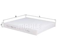 Cabin filter Particulate Filter LA 888 MAHLE for VW SEAT AUDI SKODA MAN CUPRA