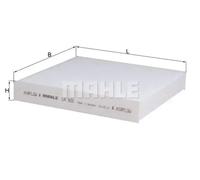 Mahle Original Cabin (Pollen) Filter – Lancia Ypsilon 312 9 2011 – 0000052126547 – New