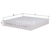 Cabin filter Particulate Filter LA 923 KNECHT for DACIA RENAULT LADA NISSAN