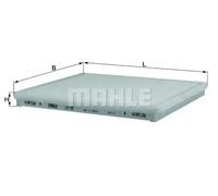 Cabin filter Particulate Filter LA 95 MAHLE for SUZUKI