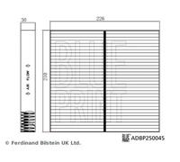 Blue Print ADBP250045 Cabin Air Filter