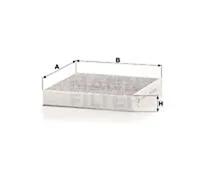 Cabin filter Vehicle interior, driver’s side Activated Carbon Filter CUK 2440