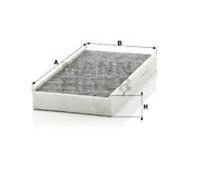 Cabin filter Vehicle interior, driver’s side Activated Carbon Filter CUK 3240