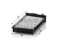 Cabin filter Vehicle interior, driver’s side Activated Carbon Filter CUK 3518