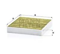 Cabin filter Vehicle interior, driver’s side FP 2559 MANN-FILTER for FORD S-MAX