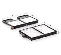 Cabin filter Vehicle interior, driver’s side Particulate Filter CU 21 001-2