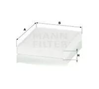 Cabin filter Vehicle interior, driver’s side Particulate Filter CU 2433 for FORD