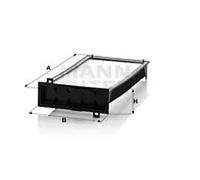 Cabin filter Vehicle interior, driver’s side Particulate Filter CU 3518