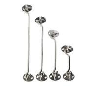 Cabin Hook and Eye Latch, Stainless Steel Door Catch for Garden Shed, Garage & Greenhouse Doors, 3-10 Inch Sizes