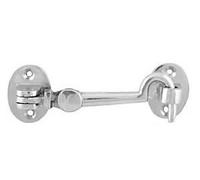 Cabin Hook Polished Chrome 150mm (6 inch) + Screws