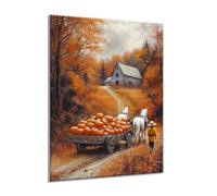 Cabin Horse Diamond Art, Diamond Painting Kits Adults, Kids 5D DIY Crystal Art Kits, Crafts for Adults, Beginner Full Drill Cross Stitch Pictures, Home Room Decor, Gifts for Women 70x100cm s0yh-156