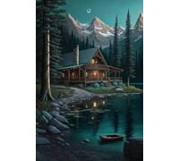 Cabin in The Woods Wooden Jigsaw Puzzle, Challenging and Fun Activity - Interesting and Warm Art Adult Puzzles - Modern Home Decor (30x20inch)_1000pcs